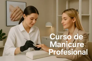Curso de manicure profesional con técnicas modernas en un entorno confiable y estético