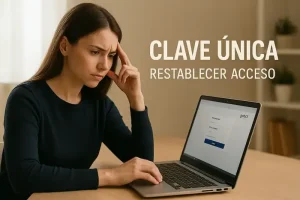 Restaurar contraseña de Clave Única en un computador.