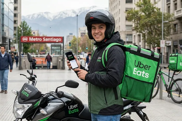 Registrarse para ser Socio Repartidor de Uber Eats Chile
